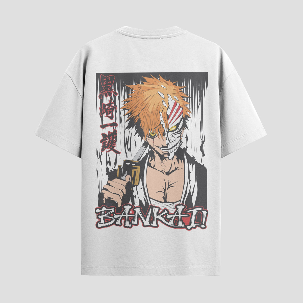 Playera urbana de anime y gaming ExtraLife MX, corte Classic Premium unisex ligero y transpirable en color Deep Black y Pure White, ropa de uso diario para gym y casual.
