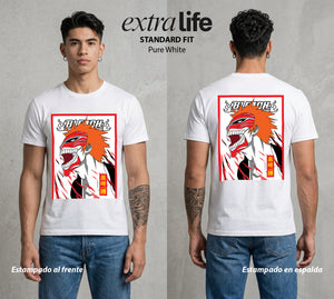 El Mundo de las Almas | La Mitad Oscura y Luminosa #00267 - Playera Standard Fit | Pure White - Foto en modelo