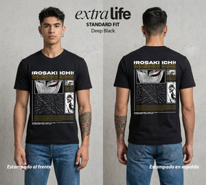 El Mundo de las Almas | El Sustituto del Alma #00279 - Playera Standard Fit | Deep Black - Foto en modelo