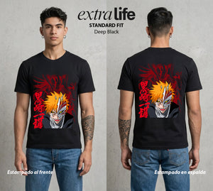 El Mundo de las Almas | Las Almas sin Descanso #00292 - Playera Standard Fit | Deep Black - Foto en modelo