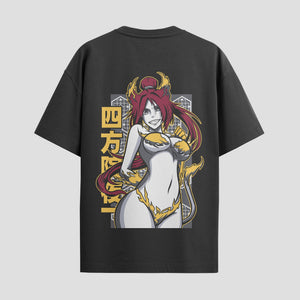 Playera urbana de anime y gaming ExtraLife MX, corte Classic Premium unisex ligero y transpirable en color Deep Black y Pure White, ropa de uso diario para gym y casual.
