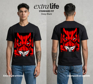 El Mundo de las Almas | El Mas Salvaje #00296 - Playera Standard Fit | Deep Black - Foto en modelo