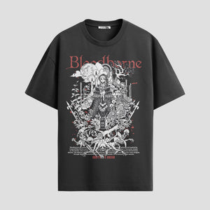 Playera urbana de anime y gaming ExtraLife MX, corte Classic Premium unisex ligero y transpirable en color Deep Black y Pure White, ropa de uso diario para gym y casual.