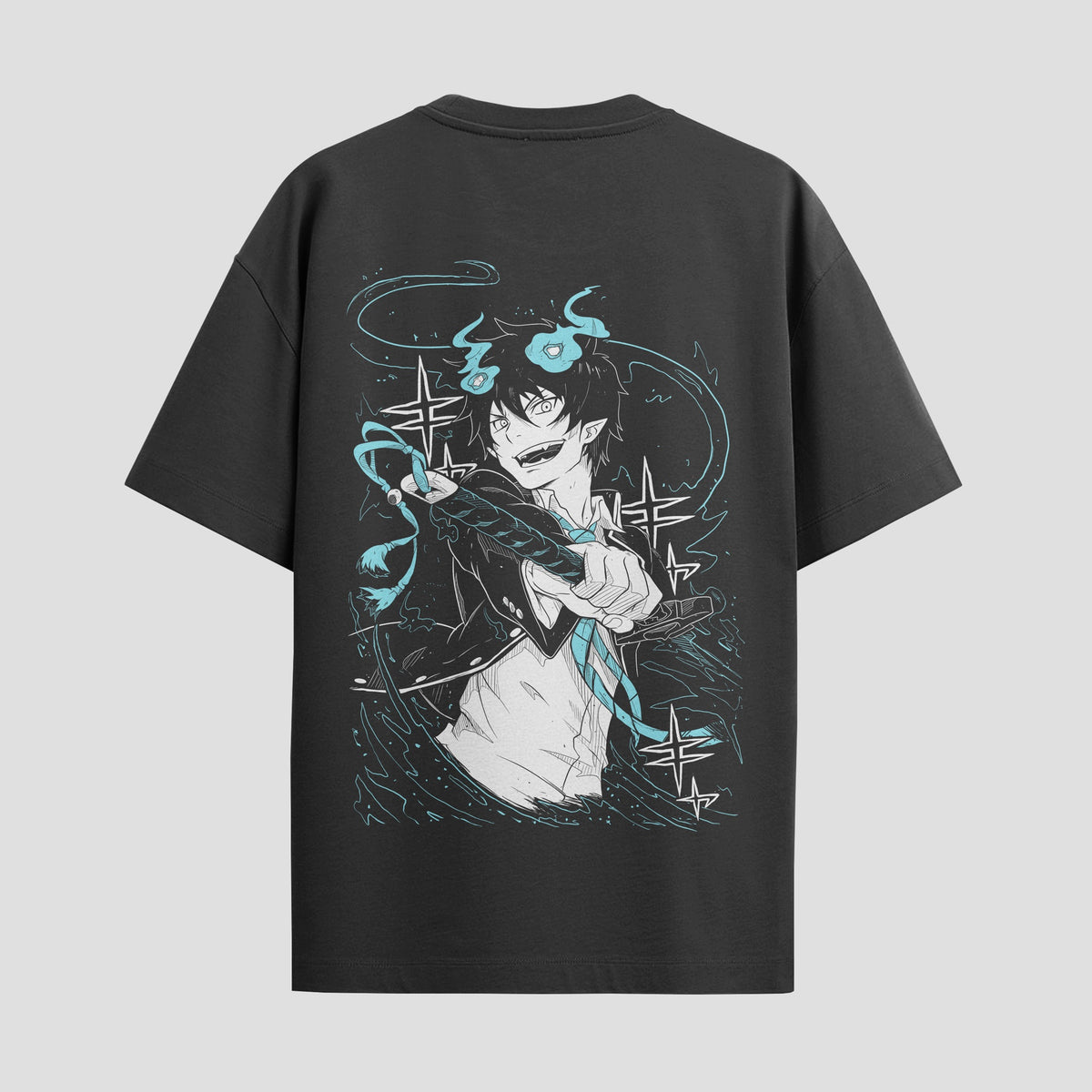 Playera urbana de anime y gaming ExtraLife MX, corte Classic Premium unisex ligero y transpirable en color Deep Black y Pure White, ropa de uso diario para gym y casual.