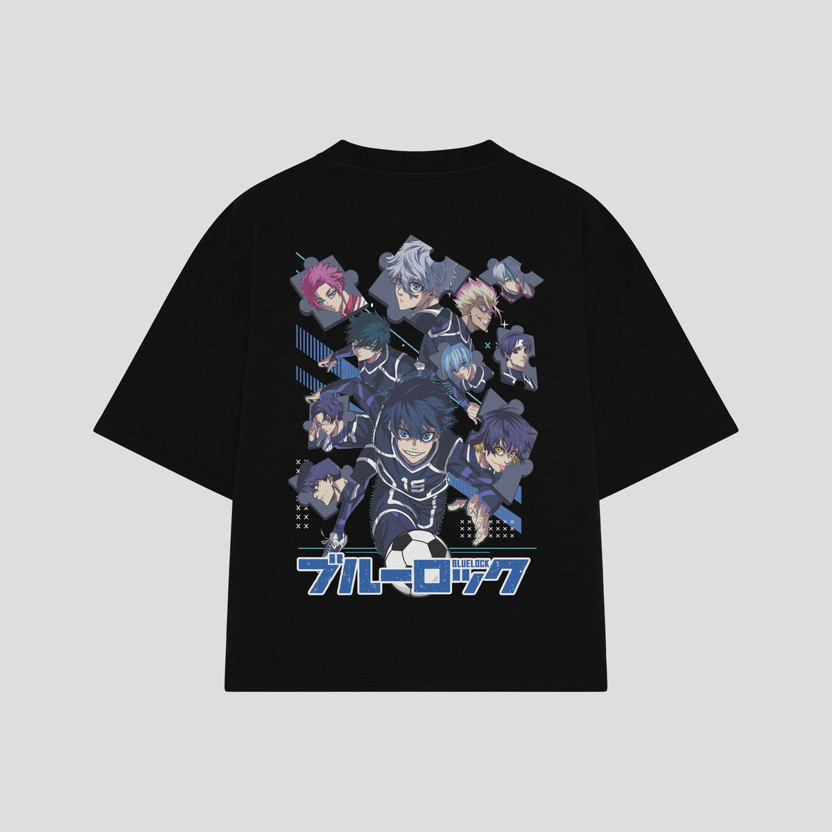 Playera streetwear premium de anime y gaming ExtraLife MX, corte oversized drop shoulder ligero y fresco en color Deep Black y Off-White, moda urbana mexicana de culto.