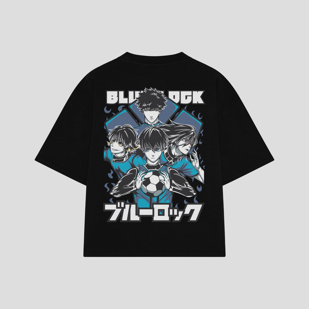 Playera streetwear premium de anime y gaming ExtraLife MX, corte oversized drop shoulder ligero y fresco en color Deep Black y Off-White, moda urbana mexicana de culto.