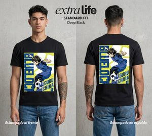 La Prision del Gol | El Duende del Gol #00311 - Playera Standard Fit | Deep Black - Foto en modelo
