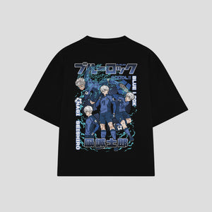 Playera streetwear premium de anime y gaming ExtraLife MX, corte oversized drop shoulder ligero y fresco en color Deep Black y Off-White, moda urbana mexicana de culto.