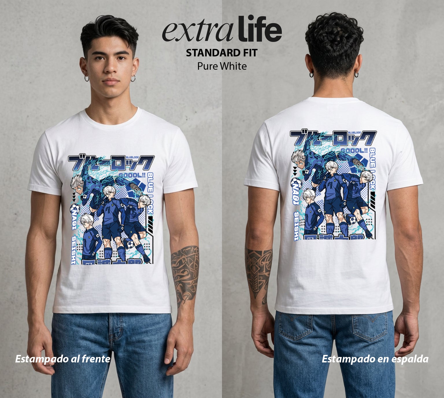 La Prision del Gol | El Talento Dormido #00312 - Playera Standard Fit | Pure White - Foto en modelo