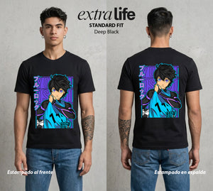 La Prision del Gol | La Vision del Gol #00316 - Playera Standard Fit | Deep Black - Foto en modelo