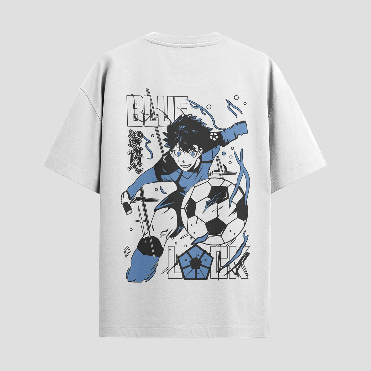 Playera urbana de anime y gaming ExtraLife MX, corte Classic Premium unisex ligero y transpirable en color Deep Black y Pure White, ropa de uso diario para gym y casual.