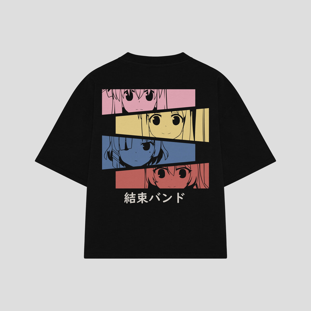 Playera streetwear premium de anime y gaming ExtraLife MX, corte oversized drop shoulder ligero y fresco en color Deep Black y Off-White, moda urbana mexicana de culto.