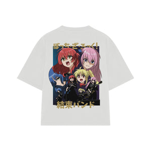 Playera streetwear premium de anime y gaming ExtraLife MX, corte oversized drop shoulder ligero y fresco en color Deep Black y Off-White, moda urbana mexicana de culto.