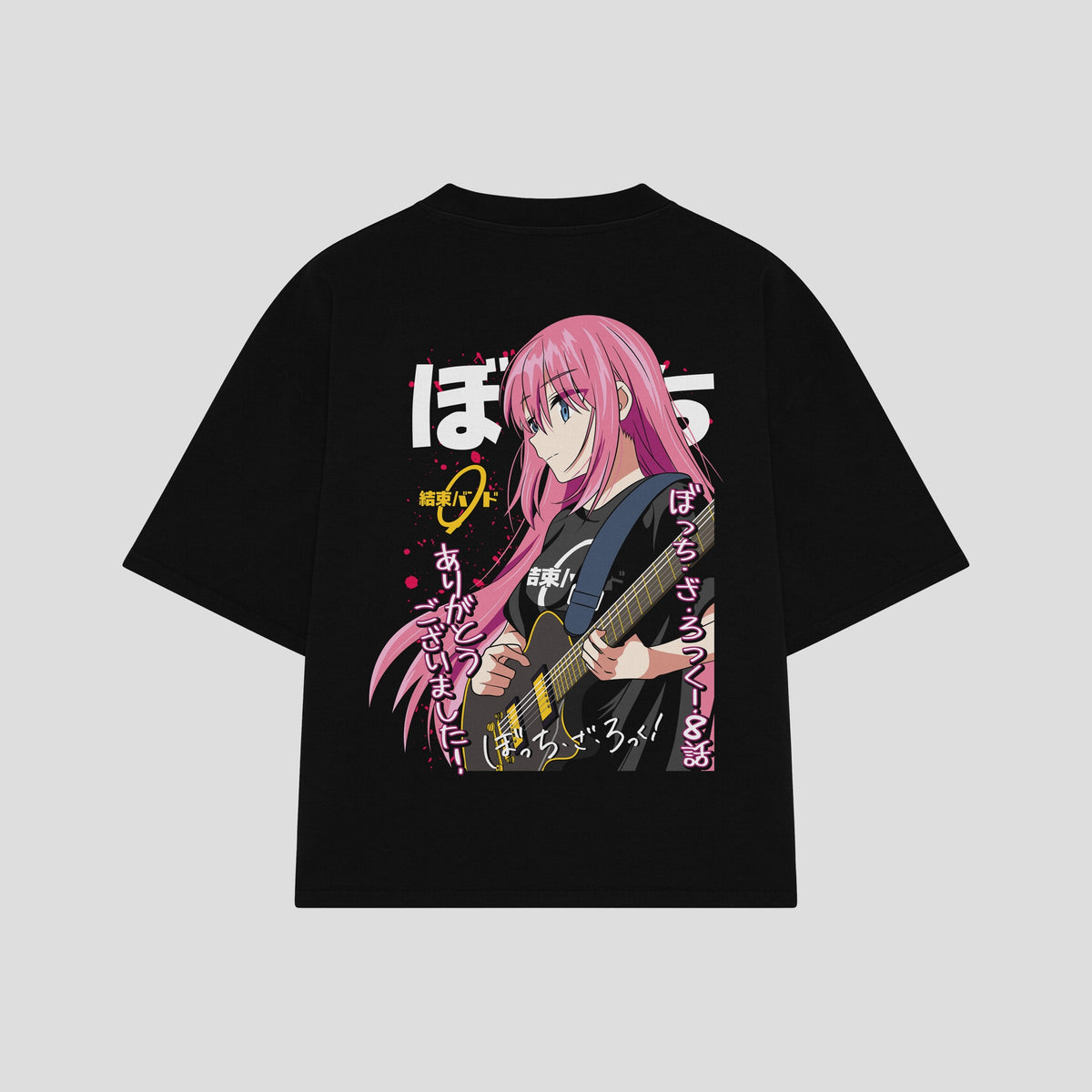 Playera streetwear premium de anime y gaming ExtraLife MX, corte oversized drop shoulder ligero y fresco en color Deep Black y Off-White, moda urbana mexicana de culto.