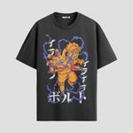 Playera urbana de anime y gaming ExtraLife MX, corte Classic Premium unisex ligero y transpirable en color Deep Black y Pure White, ropa de uso diario para gym y casual.