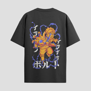 Playera urbana de anime y gaming ExtraLife MX, corte Classic Premium unisex ligero y transpirable en color Deep Black y Pure White, ropa de uso diario para gym y casual.