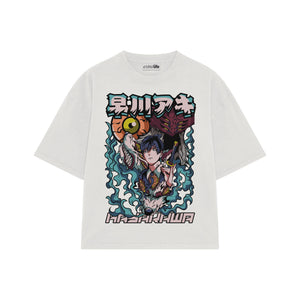 Playera streetwear premium de anime y gaming ExtraLife MX, corte oversized drop shoulder ligero y fresco en color Deep Black y Off-White, moda urbana mexicana de culto.