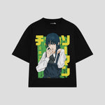 Playera streetwear premium de anime y gaming ExtraLife MX, corte oversized drop shoulder ligero y fresco en color Deep Black y Off-White, moda urbana mexicana de culto.