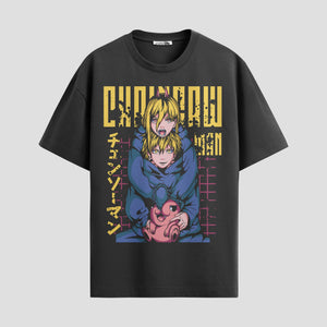 Playera urbana de anime y gaming ExtraLife MX, corte Classic Premium unisex ligero y transpirable en color Deep Black y Pure White, ropa de uso diario para gym y casual.