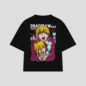 Playera streetwear premium de anime y gaming ExtraLife MX, corte oversized drop shoulder ligero y fresco en color Deep Black y Off-White, moda urbana mexicana de culto.