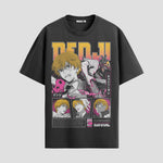 Playera urbana de anime y gaming ExtraLife MX, corte Classic Premium unisex ligero y transpirable en color Deep Black y Pure White, ropa de uso diario para gym y casual.