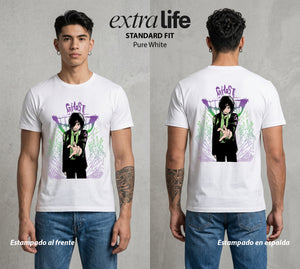 El Contrato Infernal | Las Sierras del Bien #00434 - Playera Standard Fit | Pure White - Foto en modelo