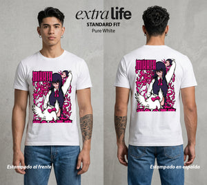 El Contrato Infernal | El Aliado de Sierras #00448 - Playera Standard Fit | Pure White - Foto en modelo