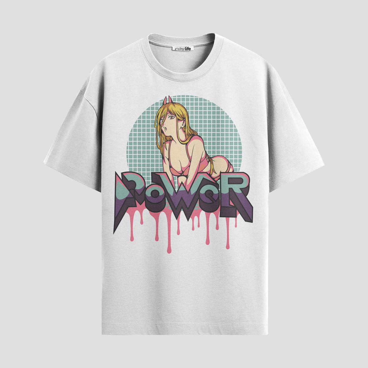 Playera urbana de anime y gaming ExtraLife MX, corte Classic Premium unisex ligero y transpirable en color Deep Black y Pure White, ropa de uso diario para gym y casual.