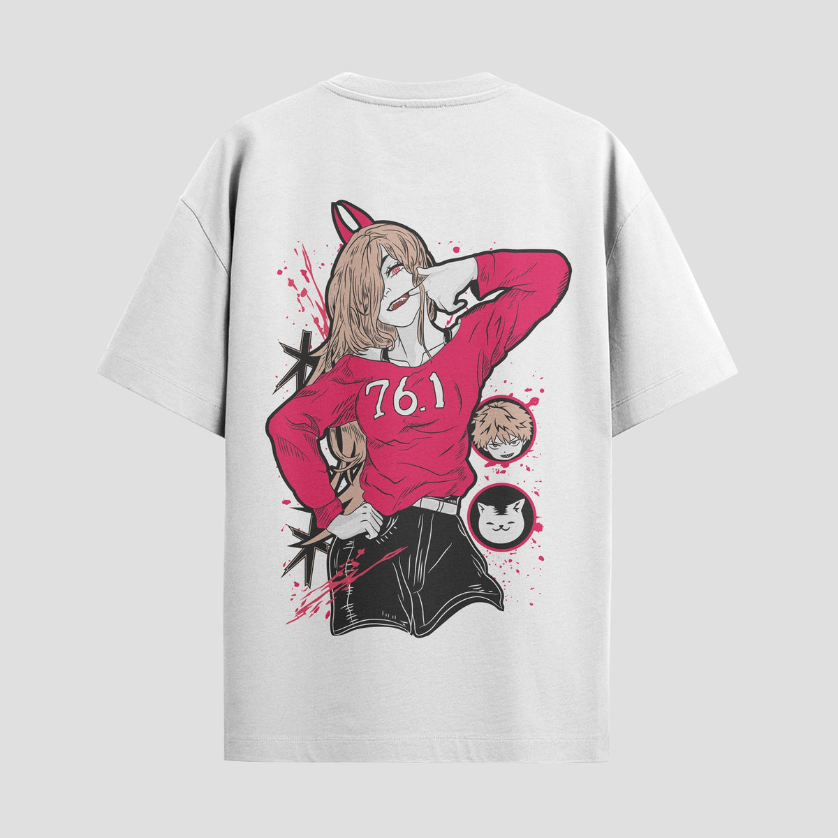 Playera urbana de anime y gaming ExtraLife MX, corte Classic Premium unisex ligero y transpirable en color Deep Black y Pure White, ropa de uso diario para gym y casual.