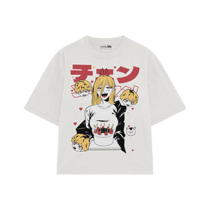 Playera streetwear premium de anime y gaming ExtraLife MX, corte oversized drop shoulder ligero y fresco en color Deep Black y Off-White, moda urbana mexicana de culto.