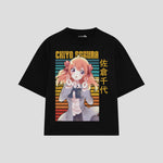 Playera streetwear premium de anime y gaming ExtraLife MX, corte oversized drop shoulder ligero y fresco en color Deep Black y Off-White, moda urbana mexicana de culto.