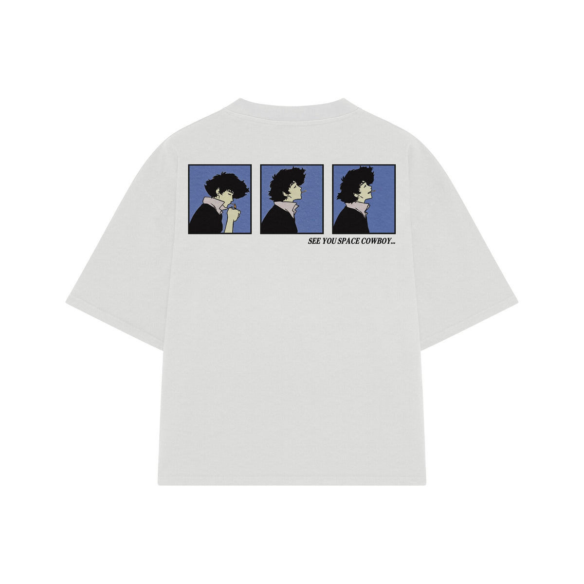 Playera streetwear premium de anime y gaming ExtraLife MX, corte oversized drop shoulder ligero y fresco en color Deep Black y Off-White, moda urbana mexicana de culto.