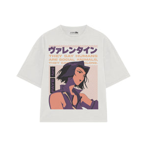 Playera streetwear premium de anime y gaming ExtraLife MX, corte oversized drop shoulder ligero y fresco en color Deep Black y Off-White, moda urbana mexicana de culto.