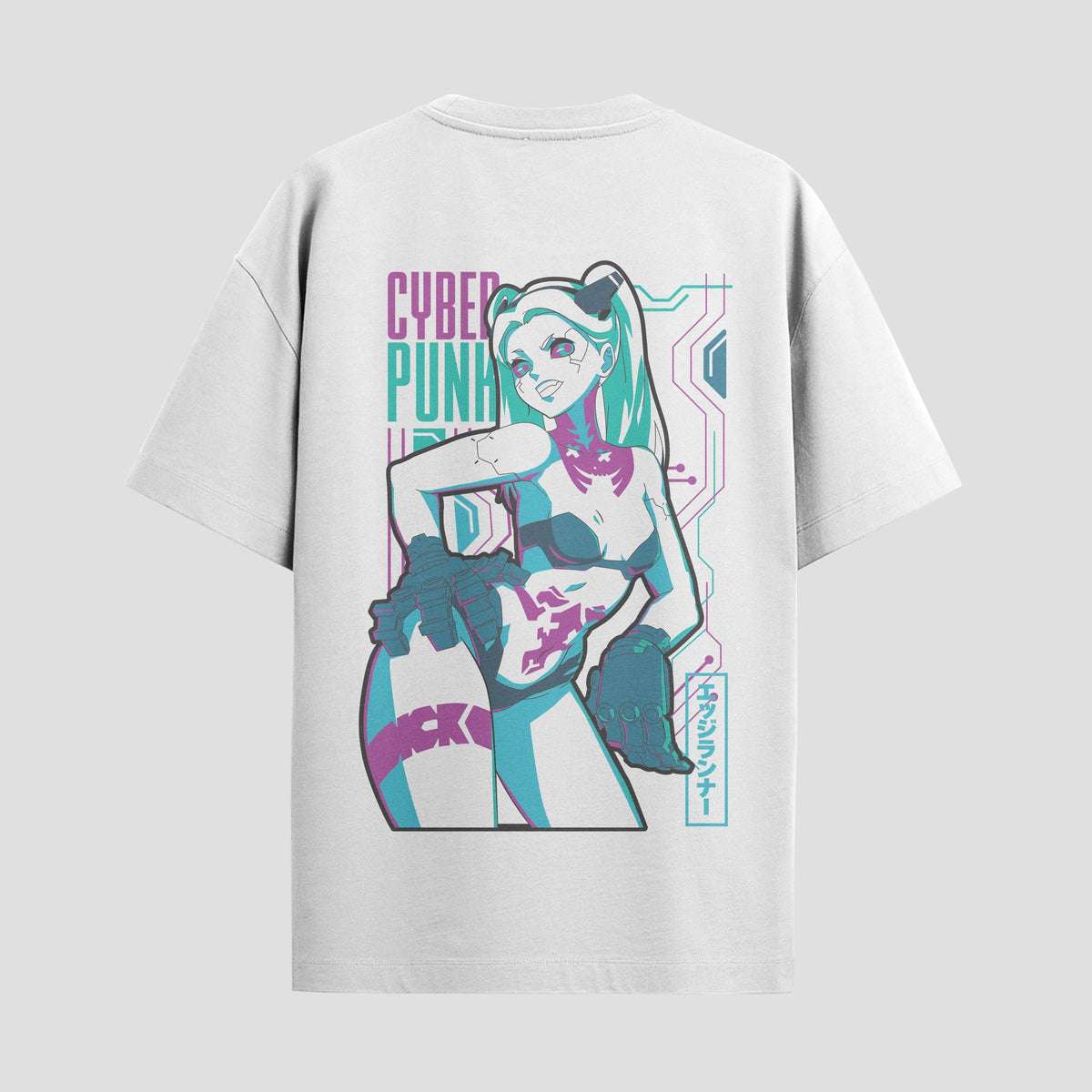 Playera urbana de anime y gaming ExtraLife MX, corte Classic Premium unisex ligero y transpirable en color Deep Black y Pure White, ropa de uso diario para gym y casual.