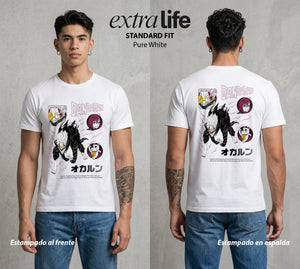 Lo Paranormal Cotidiano | El Grupo Paranormal #00563 - Playera Standard Fit | Pure White - Foto en modelo