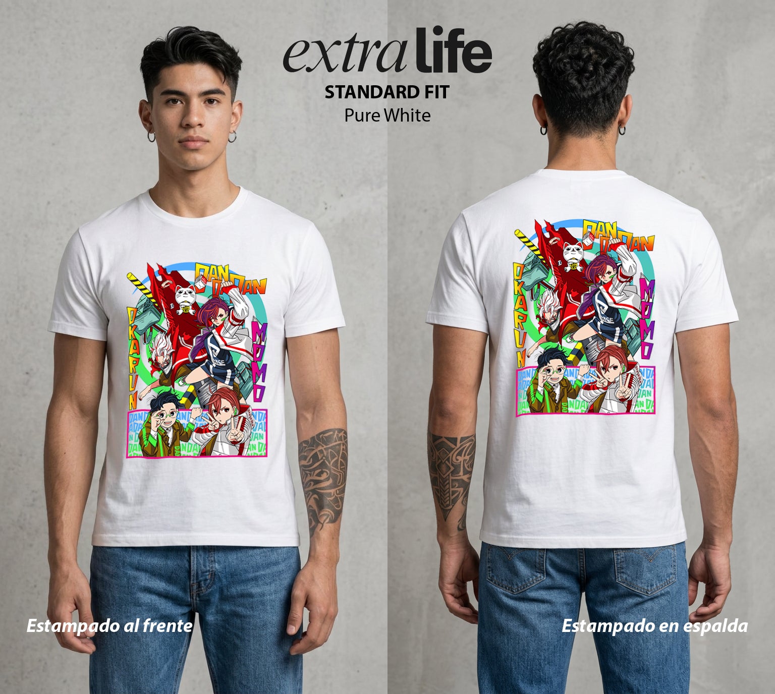 Lo Paranormal Cotidiano | Los del Ocultismo #00566 - Playera Standard Fit | Pure White - Foto en modelo