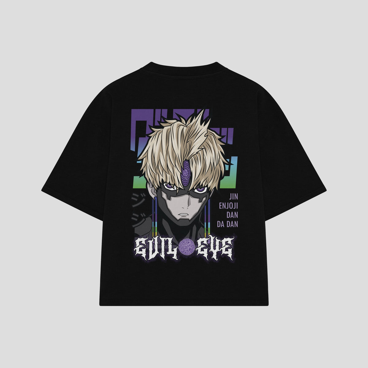 Playera streetwear premium de anime y gaming ExtraLife MX, corte oversized drop shoulder ligero y fresco en color Deep Black y Off-White, moda urbana mexicana de culto.