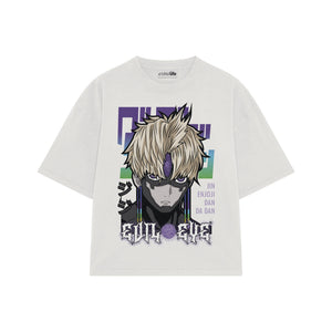 Playera streetwear premium de anime y gaming ExtraLife MX, corte oversized drop shoulder ligero y fresco en color Deep Black y Off-White, moda urbana mexicana de culto.