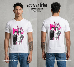 Lo Paranormal Cotidiano | Los Dos del Ocultismo #00578 - Playera Standard Fit | Pure White - Foto en modelo