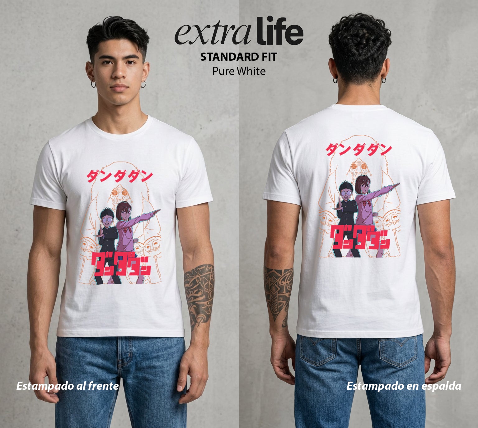 Lo Paranormal Cotidiano | El Amor Paranormal #00579 - Playera Standard Fit | Pure White - Foto en modelo