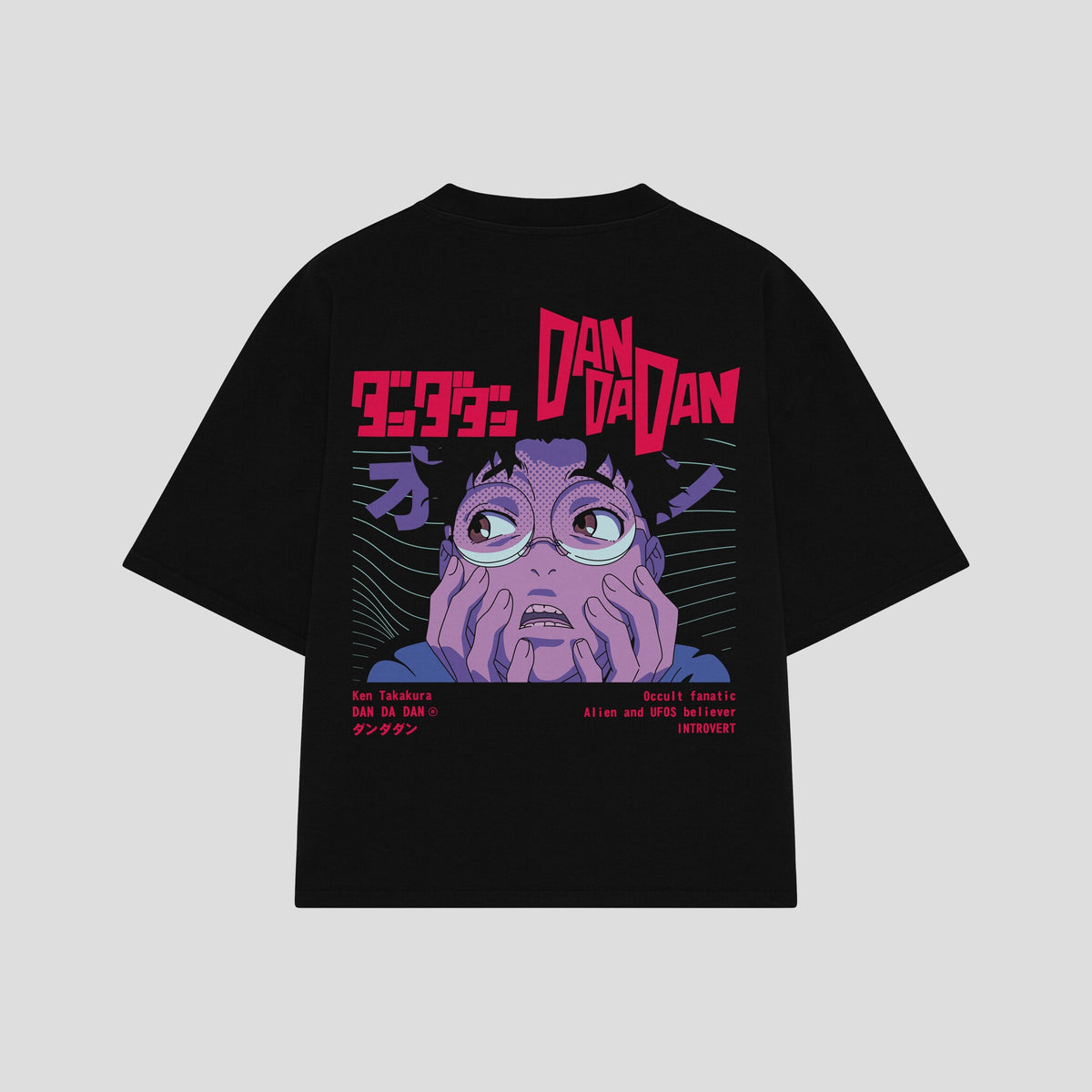 Playera streetwear premium de anime y gaming ExtraLife MX, corte oversized drop shoulder ligero y fresco en color Deep Black y Off-White, moda urbana mexicana de culto.