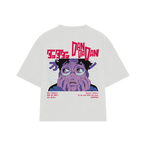 Playera streetwear premium de anime y gaming ExtraLife MX, corte oversized drop shoulder ligero y fresco en color Deep Black y Off-White, moda urbana mexicana de culto.
