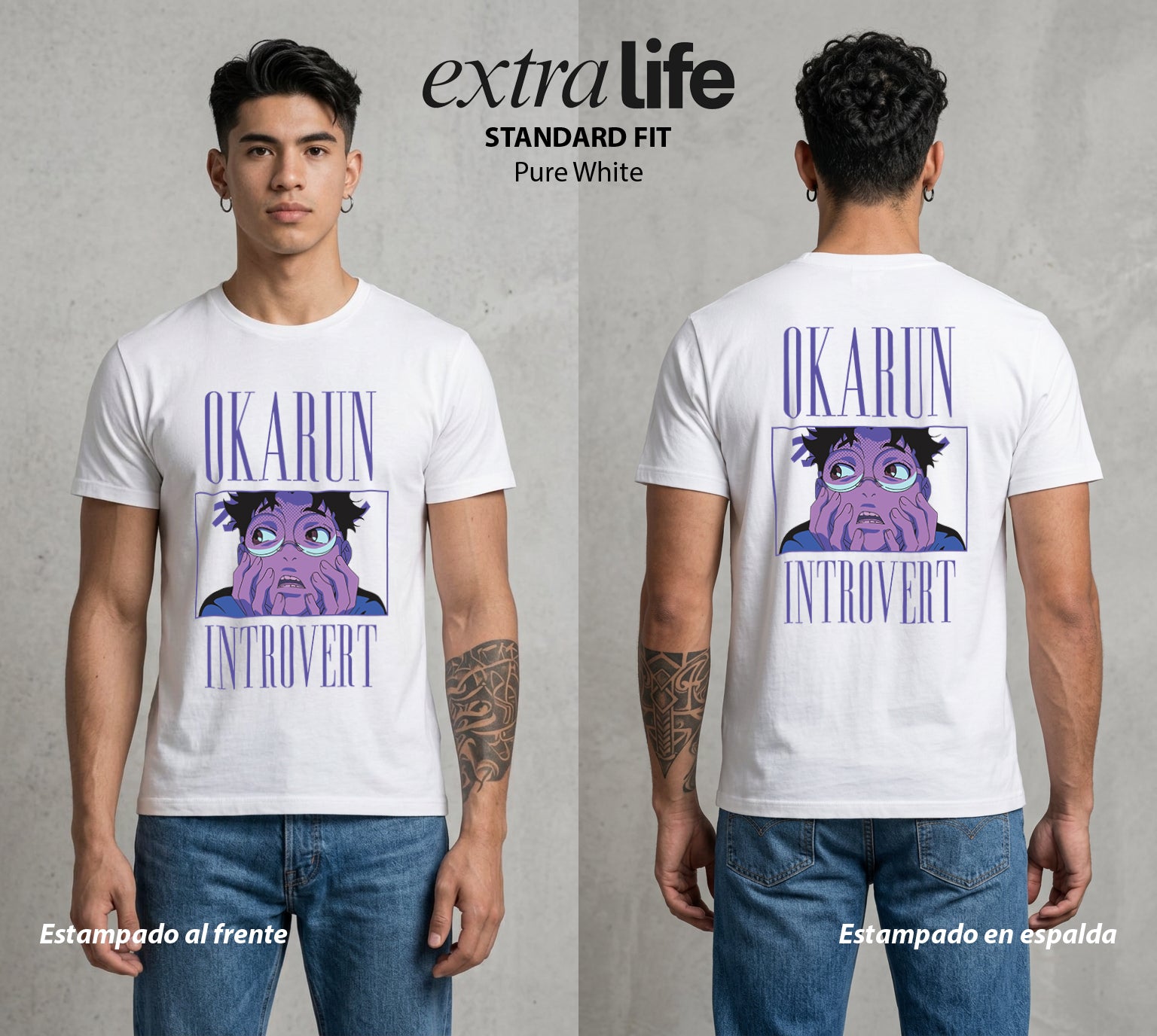 Lo Paranormal Cotidiano | El Que Cree en Todo #00585 - Playera Standard Fit | Pure White - Foto en modelo