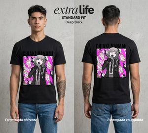 El Juicio Final Escolar | El de Corbata y Filo #00597 - Playera Standard Fit | Deep Black - Foto en modelo