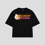Playera streetwear premium de anime y gaming ExtraLife MX, corte oversized drop shoulder ligero y fresco en color Deep Black y Off-White, moda urbana mexicana de culto.
