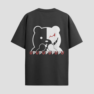 Playera urbana de anime y gaming ExtraLife MX, corte Classic Premium unisex ligero y transpirable en color Deep Black y Pure White, ropa de uso diario para gym y casual.