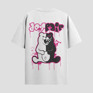 Playera urbana de anime y gaming ExtraLife MX, corte Classic Premium unisex ligero y transpirable en color Deep Black y Pure White, ropa de uso diario para gym y casual.
