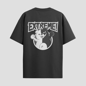Playera urbana de anime y gaming ExtraLife MX, corte Classic Premium unisex ligero y transpirable en color Deep Black y Pure White, ropa de uso diario para gym y casual.