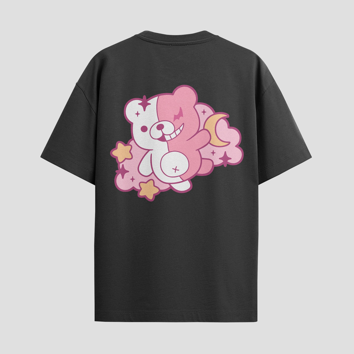 Playera urbana de anime y gaming ExtraLife MX, corte Classic Premium unisex ligero y transpirable en color Deep Black y Pure White, ropa de uso diario para gym y casual.