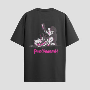 Playera urbana de anime y gaming ExtraLife MX, corte Classic Premium unisex ligero y transpirable en color Deep Black y Pure White, ropa de uso diario para gym y casual.